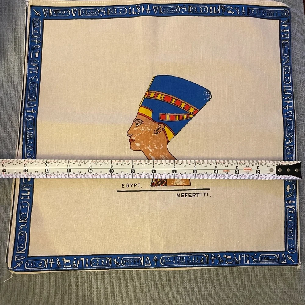 Egyptian Queen Nefertiti Napkins Placemats - 4